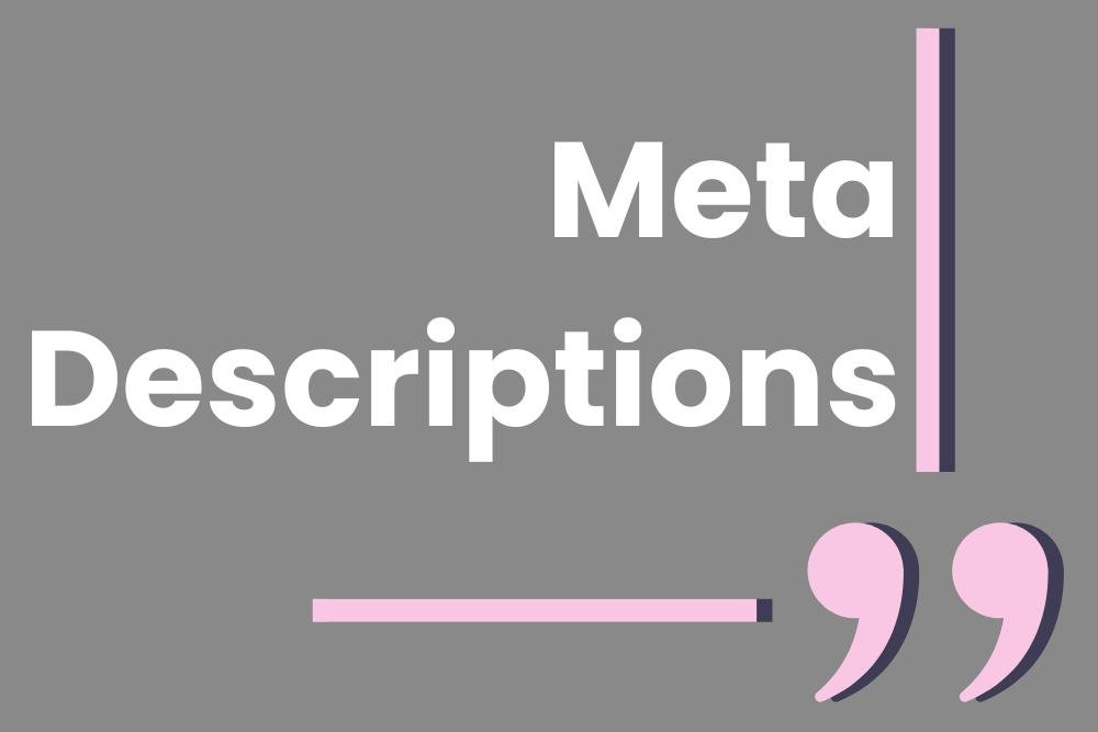 meta descriptions
