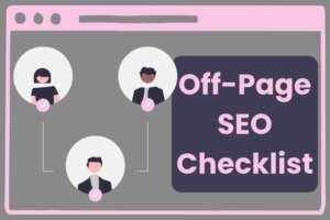 off page seo checklist